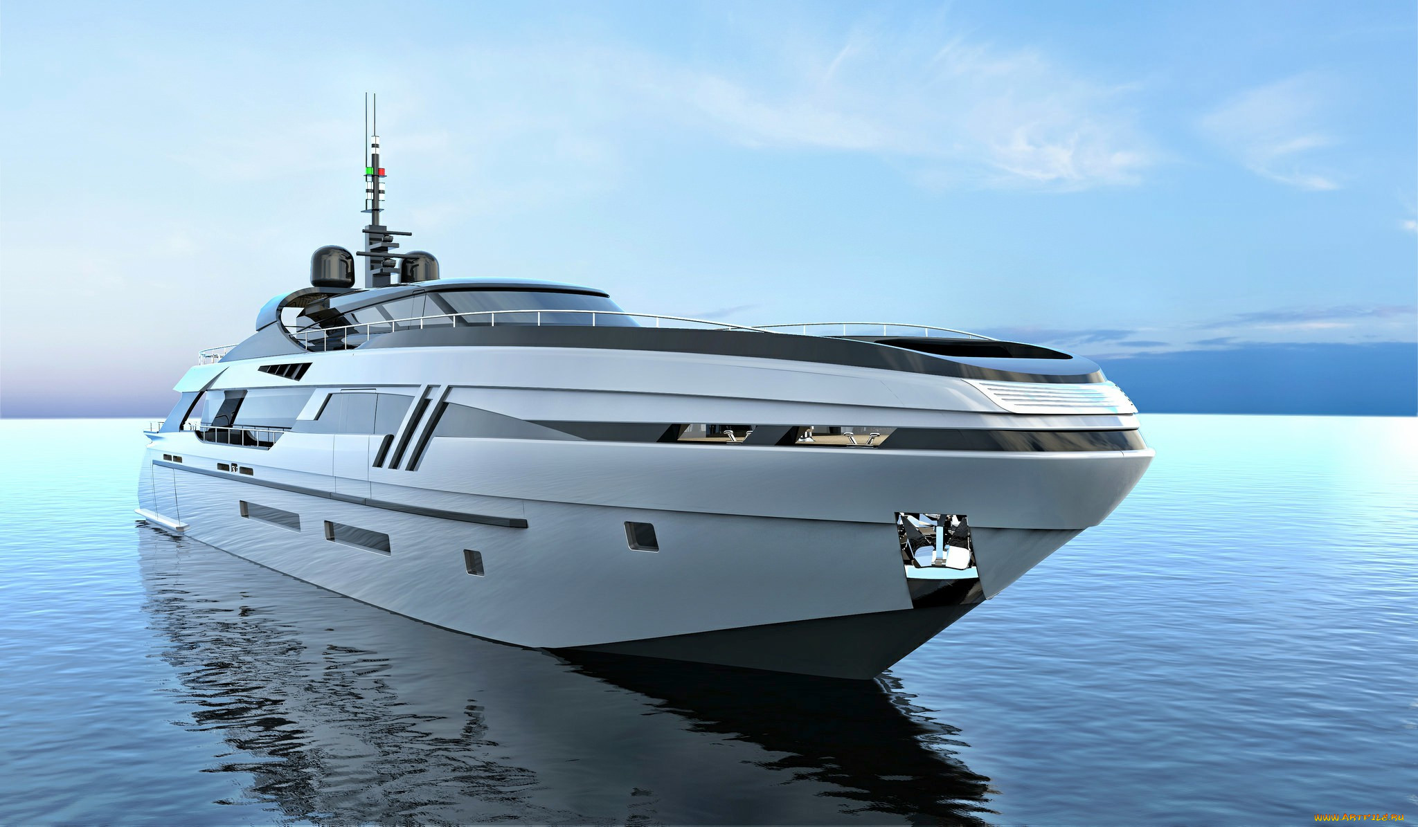 eldoris  43m superyacht, , 3d, 